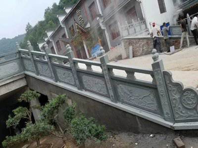 石雕欄桿、石拱橋、石欄桿