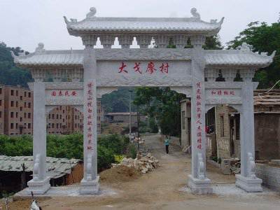 石雕欄桿、石拱橋、石欄桿