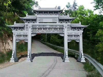 石雕欄桿、石拱橋、石欄桿