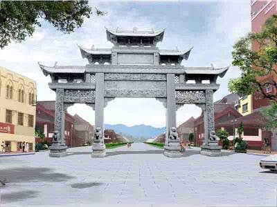 石雕欄桿、石拱橋、石欄桿