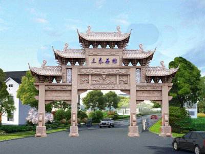 石雕欄桿、石拱橋、石欄桿