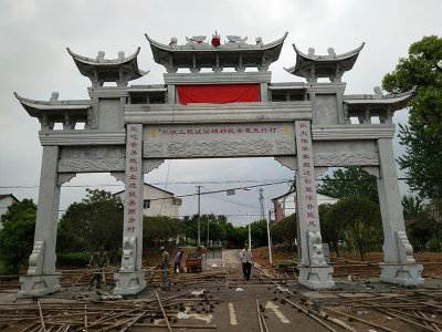 石雕欄桿、石拱橋、石欄桿