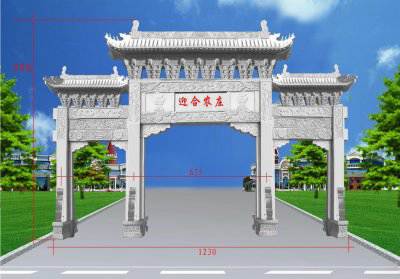 石雕欄桿、石拱橋、石欄桿