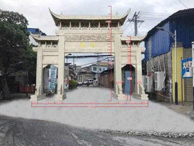 石雕欄桿、石拱橋、石欄桿