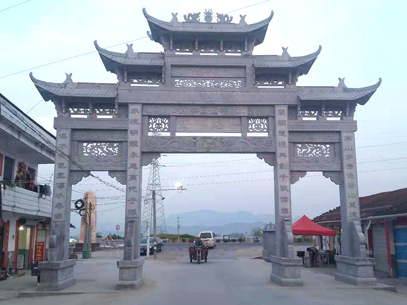 石雕欄桿、石拱橋、石欄桿